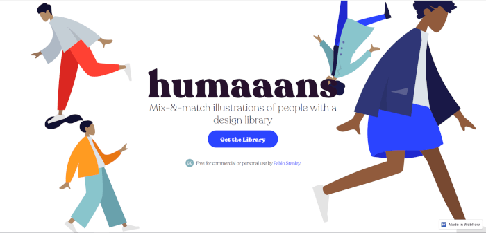 humans illustrations for websites