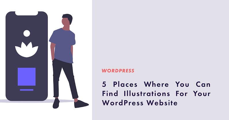 Illustrations for wordpress website