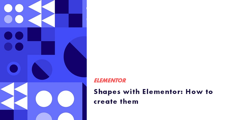 shapes with elementor