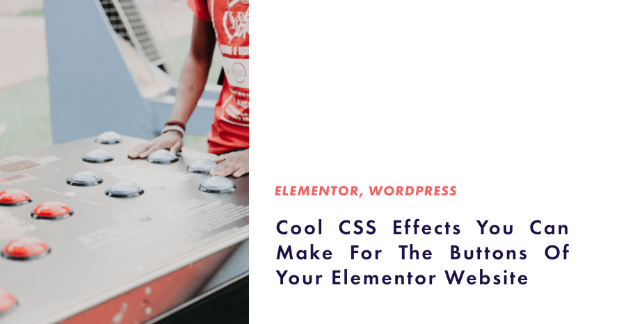 css effects elementor website